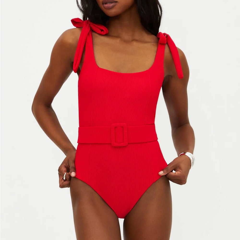 Beach Riot Sydney Red One Piece Swimsuit